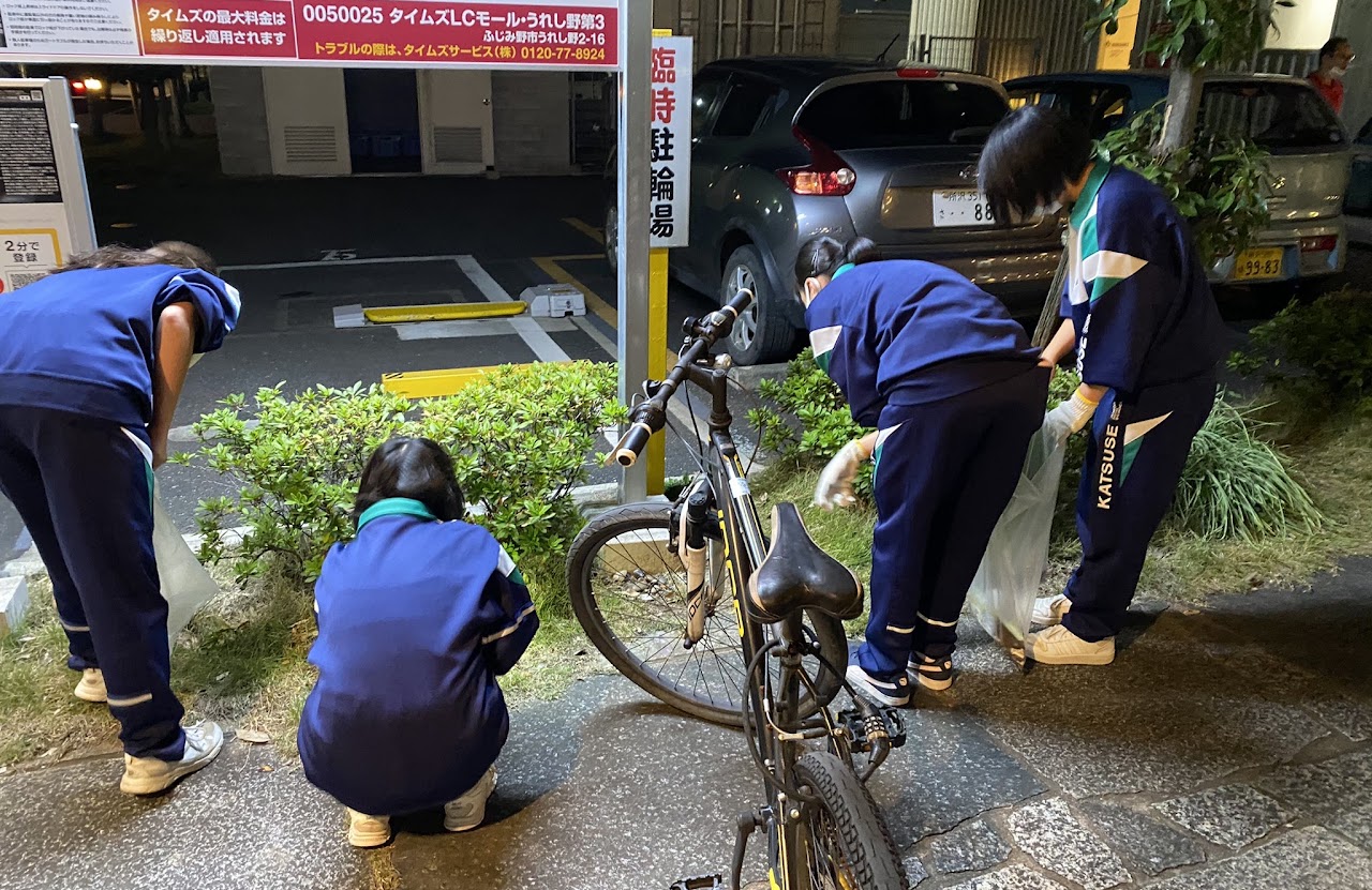 地域クリーン活動の現場